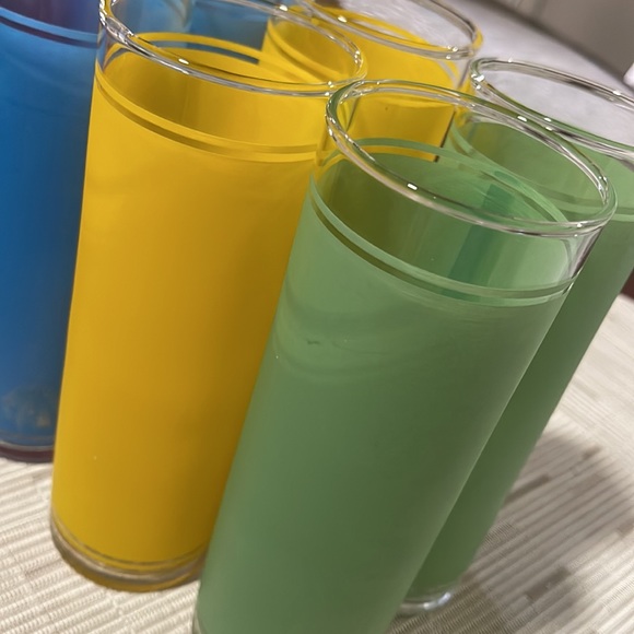 Set of 8! Vintage Federal Tom Collins Glasses - Picture 3 of 4